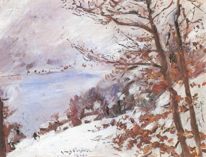 Lovis Corinth Walchensee im Winter china oil painting image
